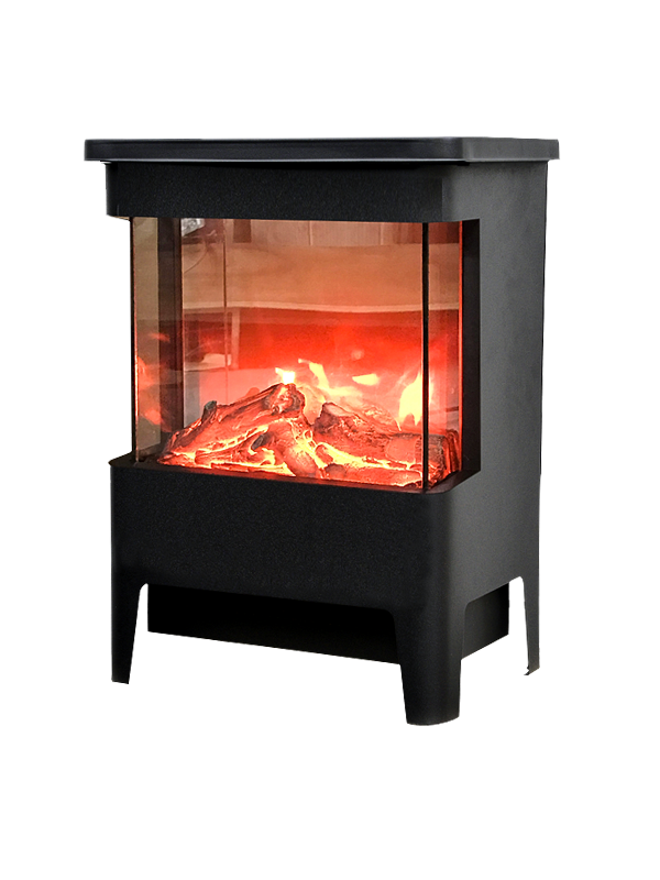 LDBL2000–YM7B Portable 3-Sided Freestanding Electric Fireplace
