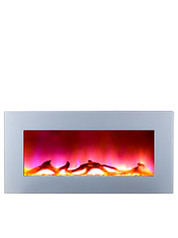 36” wall-hang electric fireplace, contemporary and stylish LED flame effect