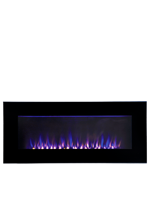 36” wall-hang electric fireplace, contemporary and stylish LED flame effect