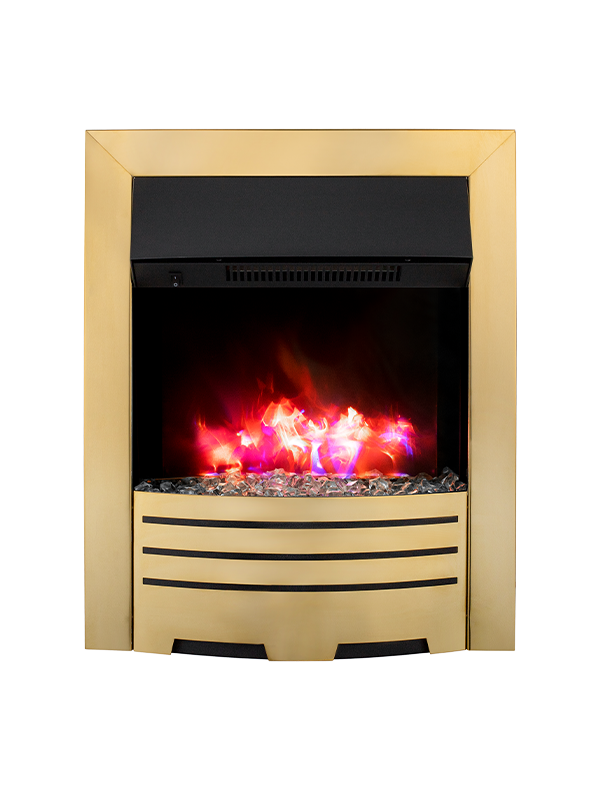 Brass/Stainless Steel Insert Fireplace