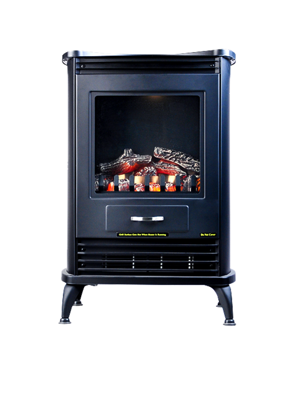 Realistic Flame Freestanding Electric Fireplace