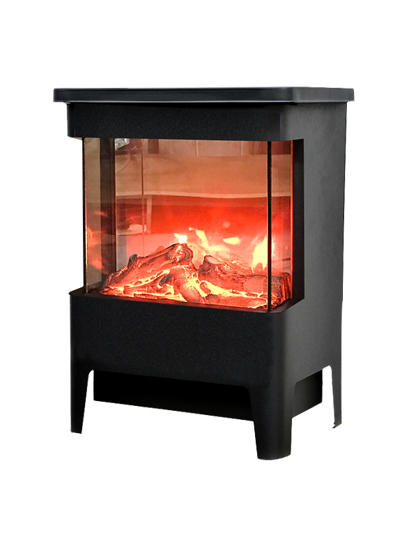 LDBL2000–YM7B Portable 3-Sided Freestanding Electric Fireplace