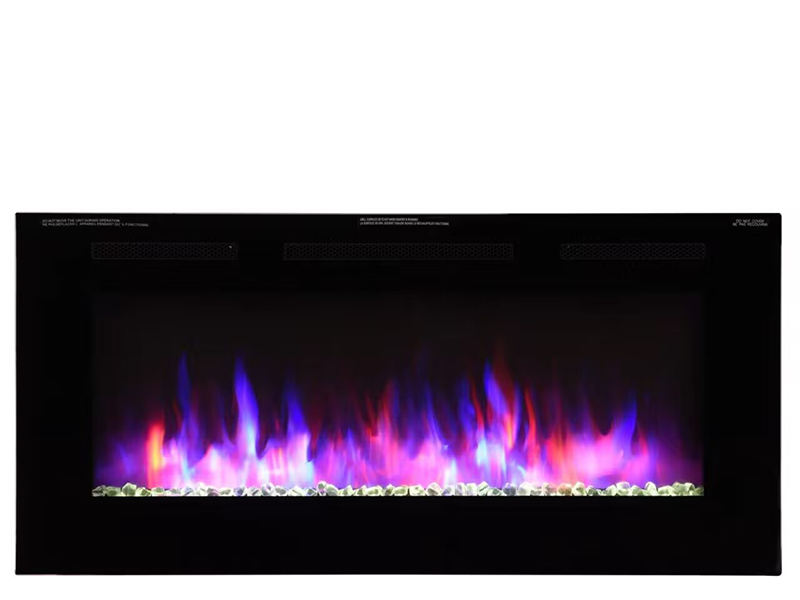 EFL Series 100" Wall-Hang/Built-In Electric Fireplace, Big-Size, Contemporary And Stylish Led Flame Effect
